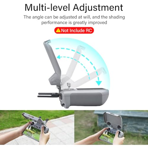 ZORBES® Screen Sun Visor Protection Case For Mini 4 Pro Rc,Anti-Glare Sunshade For Remote Controller With Control Handle Cover Anti-Scratch Screen Protector For Dji Mini 4 Pro Rc,Not Include Rc,Grey ZORBES® Screen Sun Visor Protection Case For Mini 4 Pro Rc,Anti-Glare Sunshade For Remote Controller With Control Handle Cover Anti-Scratch Screen Protector For Dji Mini 4 Pro Rc,Not Include Rc,Grey